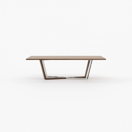 walnut matte dining table dubai sharjah abu dhabi