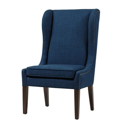 wide wingback chair blue dubai sharjah abu dhabi