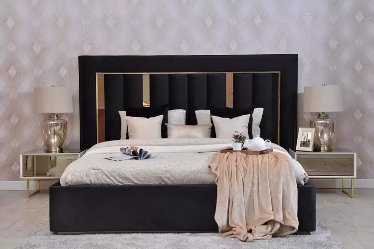 channelize glamour modern king size bed dubai sharjah abu dhabi