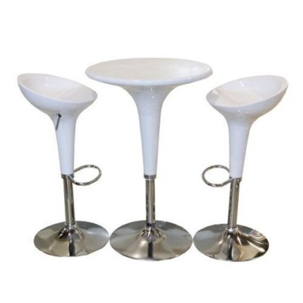 adjusttable bar chairs witht able white dubai sharjah abu dhabi