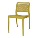 fiber plastic chair yellow dubai sharjah abu dhabi