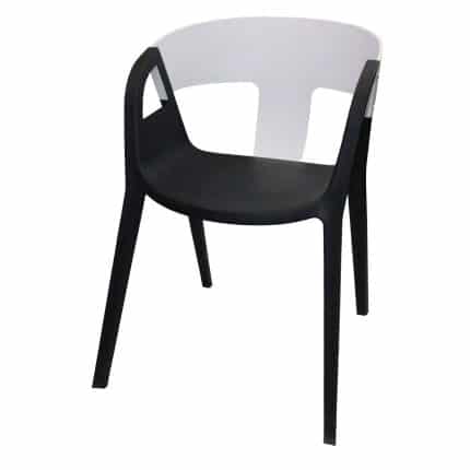 modern style fiber plastic chair white with armrest dubai sharjah abu dhabi