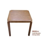 wooden square table brown dubai sharjah abu dhabi (1)