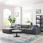 4 Piece Fabric Sectional Sofa Dubai Ajman Sharjah Abu Dhabi