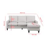 Botkin Right Hand Facing Sofa & Chaise Dubai Sharjah Abu Dhabi
