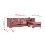 Cargill Wide Modular Sofa & Chaise Dubai Sharjah Ajman Abu Dhabi