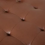 Contemporary Tufted Upholstered Chaise Sectional Brown Dubai Sharjah Abu Dhabi
