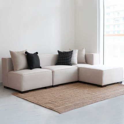 Modern Modular L-shape Sofa Dubai Sharjah Abu Dhabi