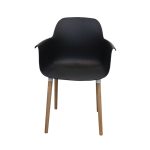 Dining Chair with Wooden Leg
