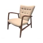 Luxury Becker Fabric Arm Chair