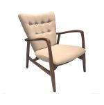 Luxury Becker Fabric Arm Chair