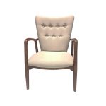 Luxury Becker Fabric Arm Chair