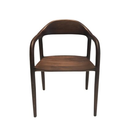 Solid Ash Wood Dining Armchair