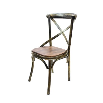 Cross Back Metal Dining Chair Dubai sharjha and Abu Dhabi
