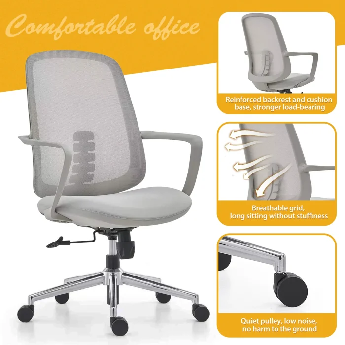 Executive Desk Chair with Armrest & Lumbar Support Dubai, Sharjha and Abu Dhabi