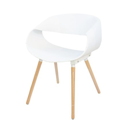 Modern PP Dining Chair with Wooden Legs Dubai sharjha and Abu Dhabi
