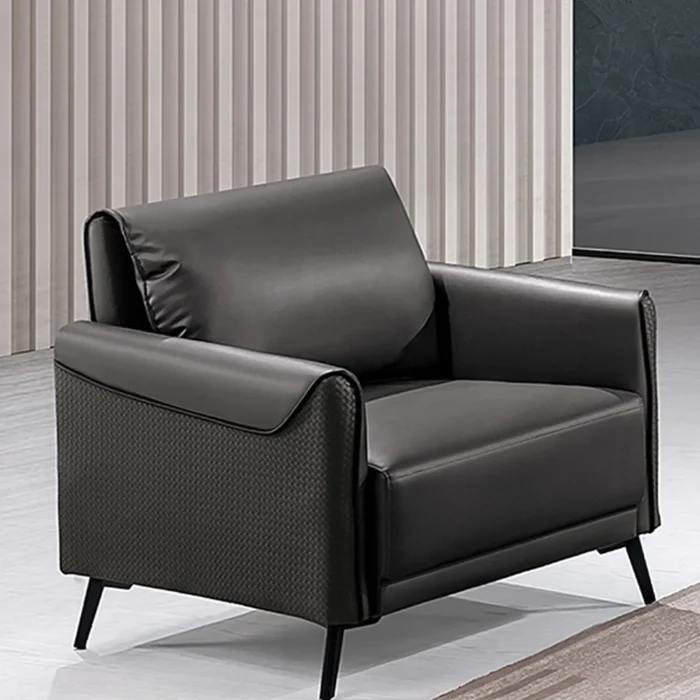 36.6 inch PU Leather Single Seat Pillow Top Arm Sofa Dubai, Sharjha and Abu Dhabi