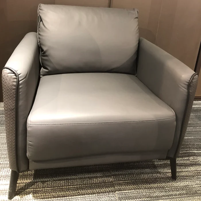 36.6 inch PU Leather Single Seat Pillow Top Arm Sofa Dubai, Sharjha and Abu Dhabi