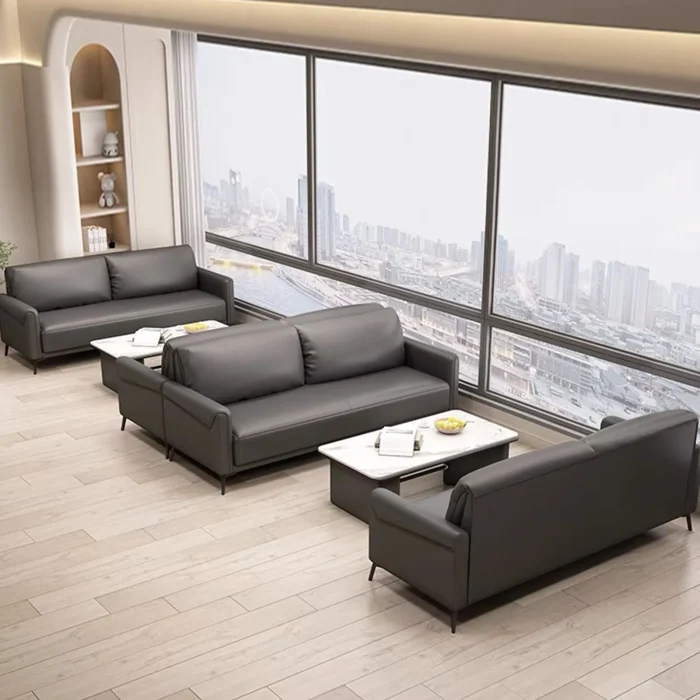 77.5 inch PU Leather 3-Seater Pillow Top Arm Sofa Dubai, Sharjha and Abu Dhabi