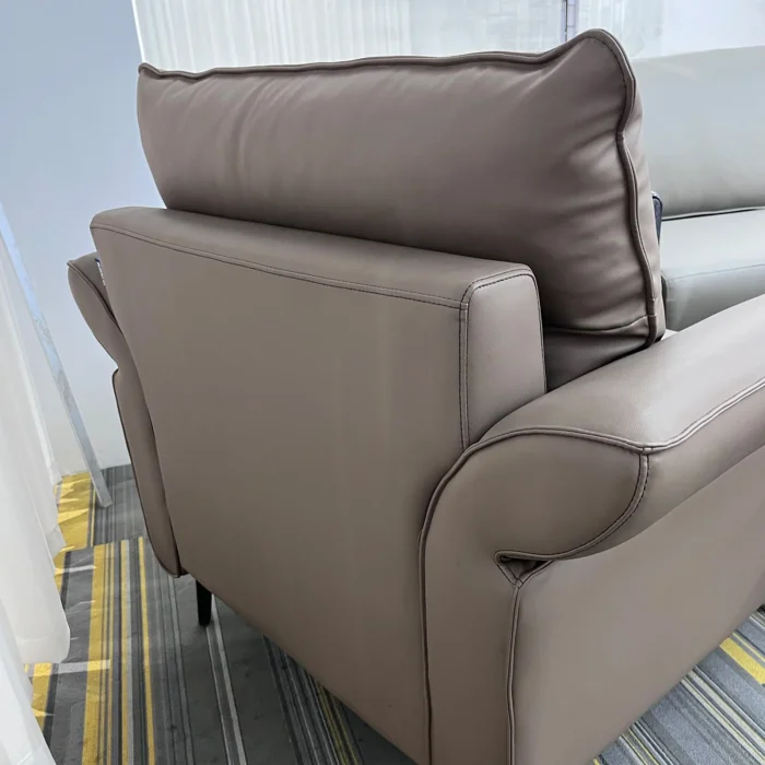 80.7 inch PU Leather Sofa Set Brown(Without Coffee Table) Dubai, Sharjha and Abu Dhabi