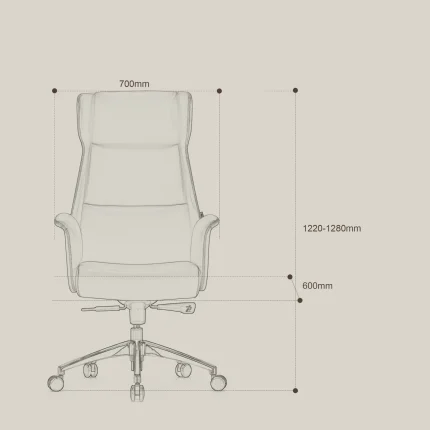 High Back Leather Office Chair Dubai, Sharjha and Abu Dhabi