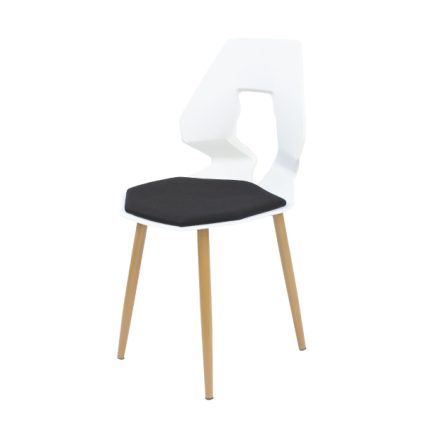 Armless Black & White Dining Chair Dubai, Sharjha and Abu Dhabi