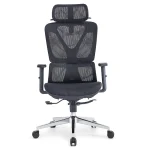 Black Ergonomic Mesh Chair with Hanger Dubai, Sharjha and Abu Dhabi