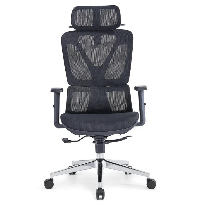 Black Ergonomic Mesh Chair with Hanger Dubai, Sharjha and Abu Dhabi