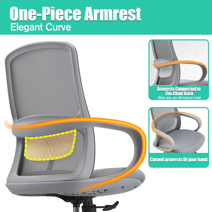 Computer Chair with One-piece Armrest Breathable Mesh Executive Swivel Chair Dubai, Sharjha and Abu Dhabi