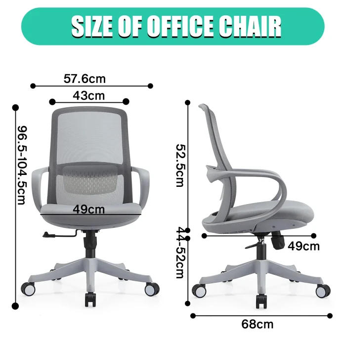 Computer Chair with One-piece Armrest Breathable Mesh Executive Swivel Chair Dubai, Sharjha and Abu Dhabi