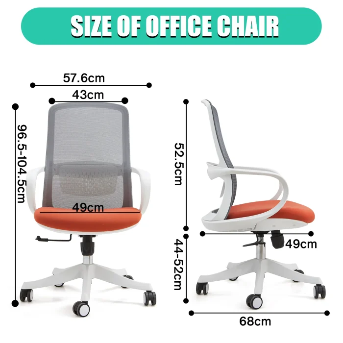 Computer Chair with One-piece Armrest Breathable Mesh Executive Swivel Chair Dubai, Sharjha and Abu Dhabi