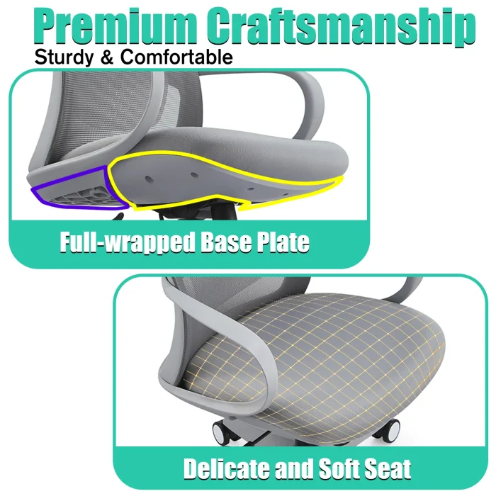 Computer Chair with One-piece Armrest Breathable Mesh Executive Swivel Chair Dubai, Sharjha and Abu Dhabi