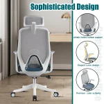 Ergonomic Office Chair with Adjustable Headrest Lumbar Support