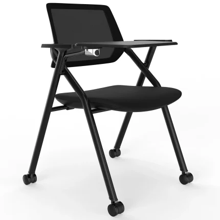 Folding Training Chair with Writing Pad&Wheels dubai, Sharjha and Abu Dhabi