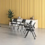 Folding Training Chair with Writing Pad&Wheels dubai, Sharjha and Abu Dhabi