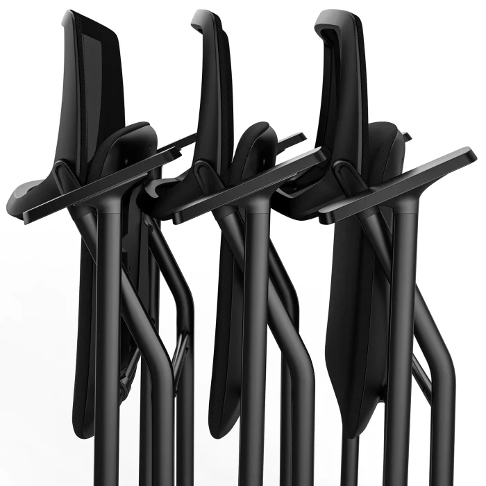 Folding Training Chair with Writing Pad&Wheels dubai, Sharjha and Abu Dhabi