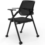 Folding Training Chair with Writing Pad&Wheels dubai, Sharjha and Abu Dhabi