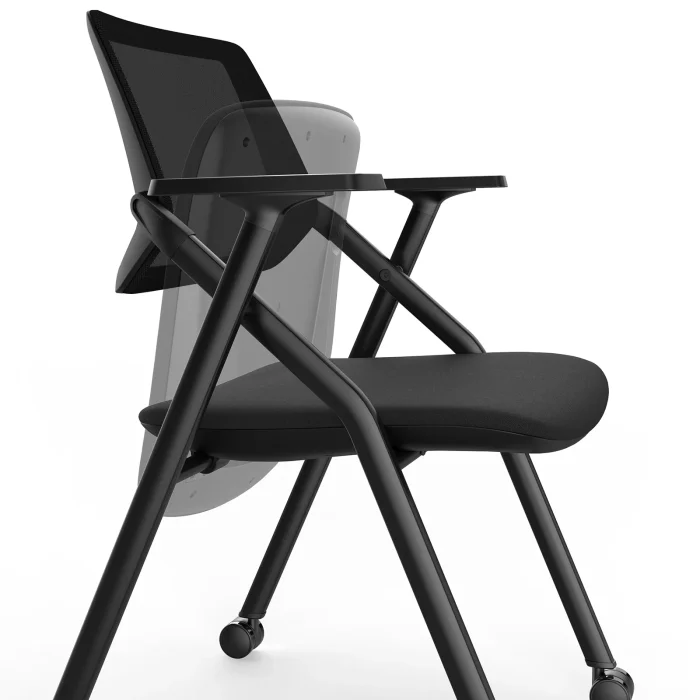 Folding Training Chair with Writing Pad&Wheels dubai, Sharjha and Abu Dhabi