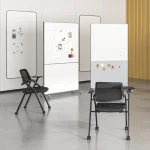 Folding Training Chair with Writing Pad&Wheels dubai, Sharjha and Abu Dhabi