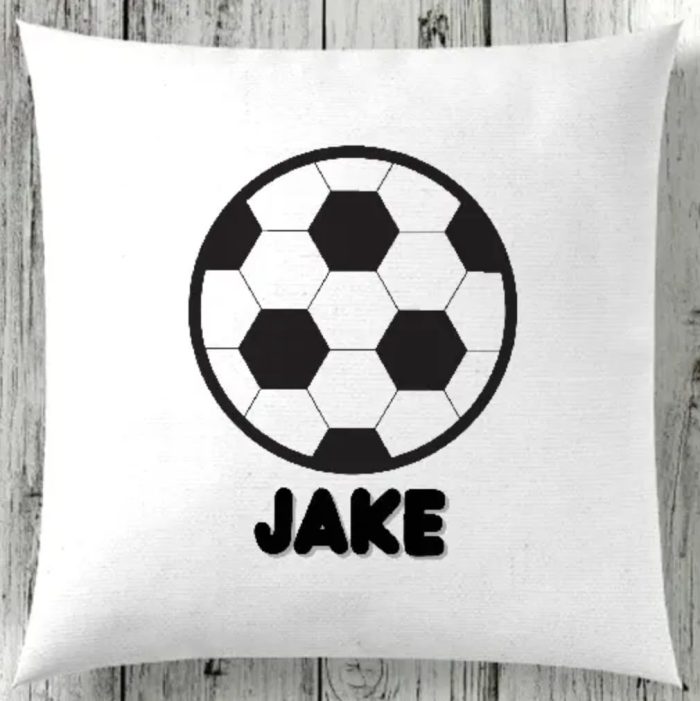 Football Personalised Name Cushion in Dubai, Sharjah and Abu Dhabi
