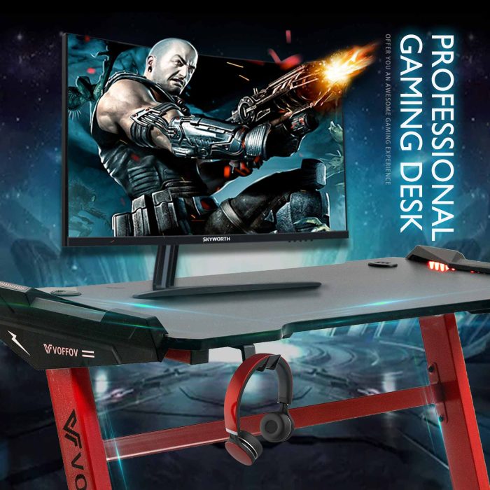 Gaming Desk LED Lighting Red Dubai, Sharjha and Abu Dhabi