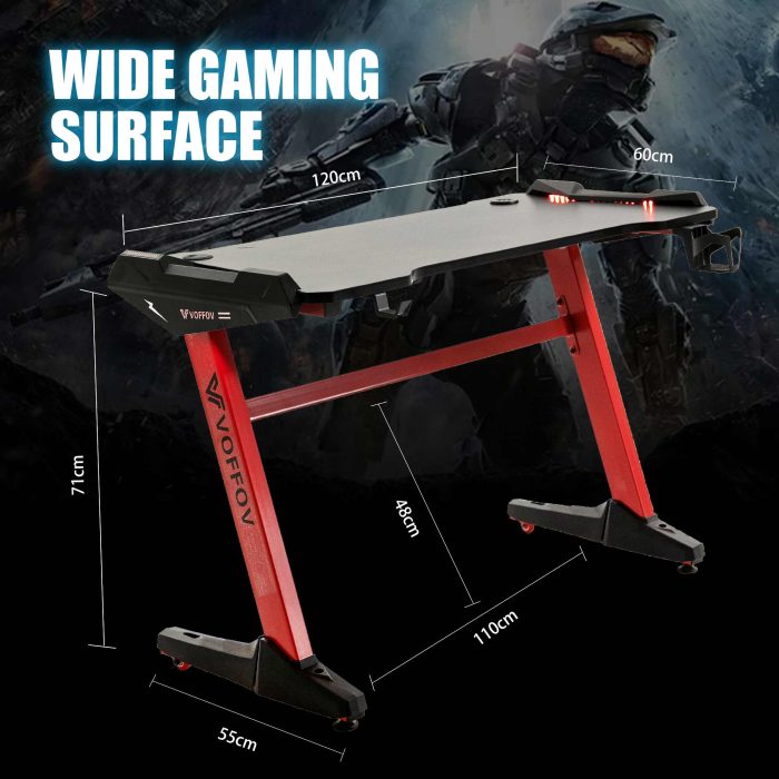 Gaming Desk LED Lighting Red Dubai, Sharjha and Abu Dhabi