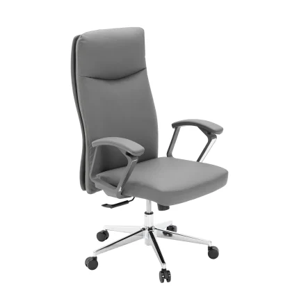 High-Back Leather Executive Swivel Office Chair with Padded Arms Dubai, Sharjha and Abu Dhabi