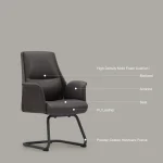 Low Back Leather Visitor Chair Dubai, Sharjha and Abu Dhabi