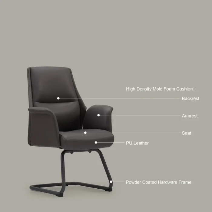 Low Back Leather Visitor Chair Dubai, Sharjha and Abu Dhabi