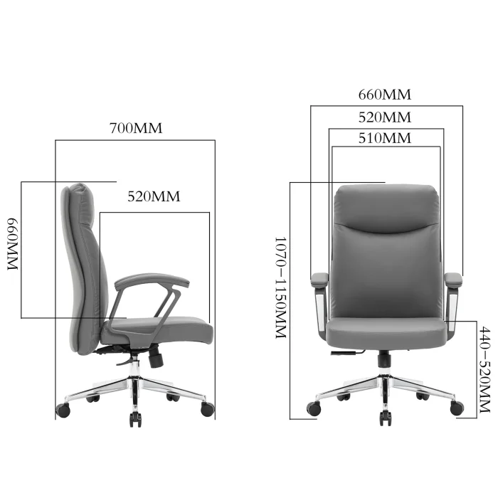 Modern Ergonomic Executive Office Chair with Lumbar Support Dubai, Sharjha and Abu Dhabi