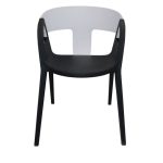 Modern Style Fiber Plastic Chair with Armrest Dubai Sharjha and Abu Dhabi