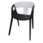 Modern Style Fiber Plastic Chair with Armrest Dubai Sharjha and Abu Dhabi