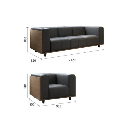 One Seat Wide Square Arm Sofa MG-366-1S Dubai, Sharjha and Abu Dhabi