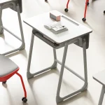 Open Front Student Desk School Desk with Book Box and Bag Hooks for Home, School and Training Dubai, Sharjha and Abu Dhabi